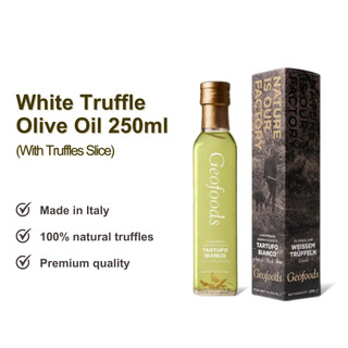 Dầu oliu Ý vị nấm có Truffle thật, Geofoods, 250ml