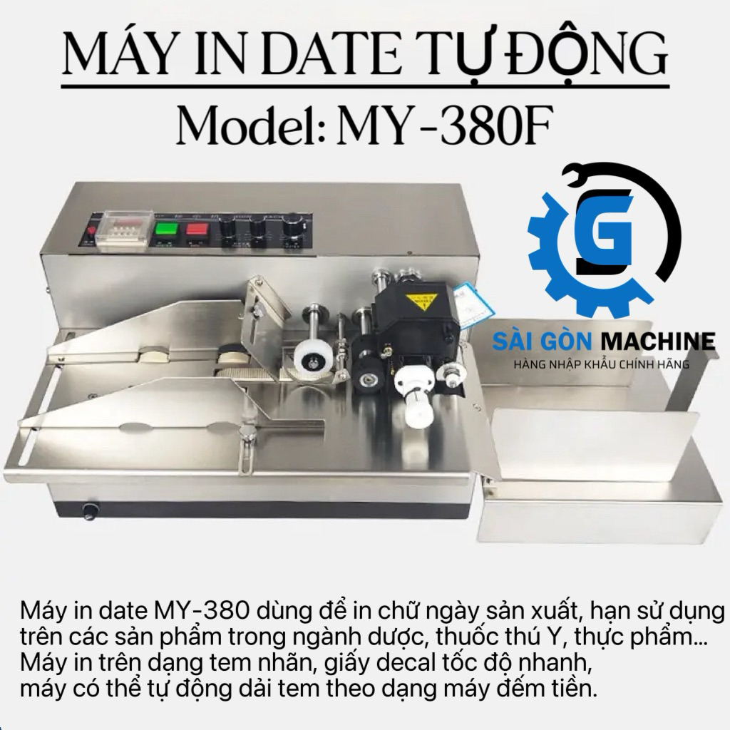 Máy indate tự động MY-380 INOX (Hàng Nhập Khẩu Chính Hãng) | Shopee ...