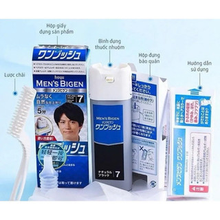 Nhuộm Tóc Phủ Bạc Cho Nam Hoyu Men's Bigen Chính Hãng Tone 5 6 7 Nội Địa Nhật SK14