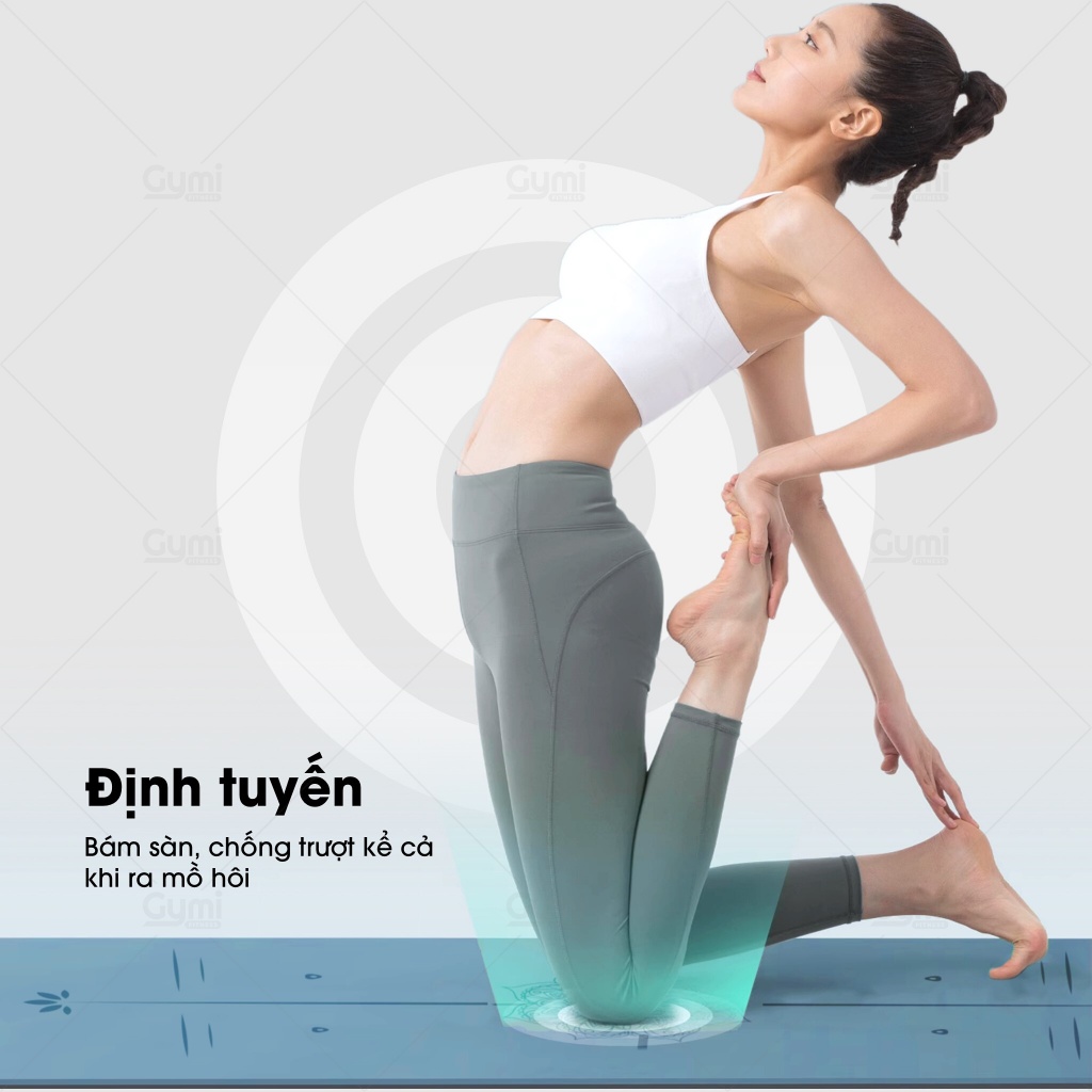 Thảm Tập Yoga Định Tuyến Xơ Dừa Pu Hoa Văn Mandala 5mm - ThamPU-XoDua
