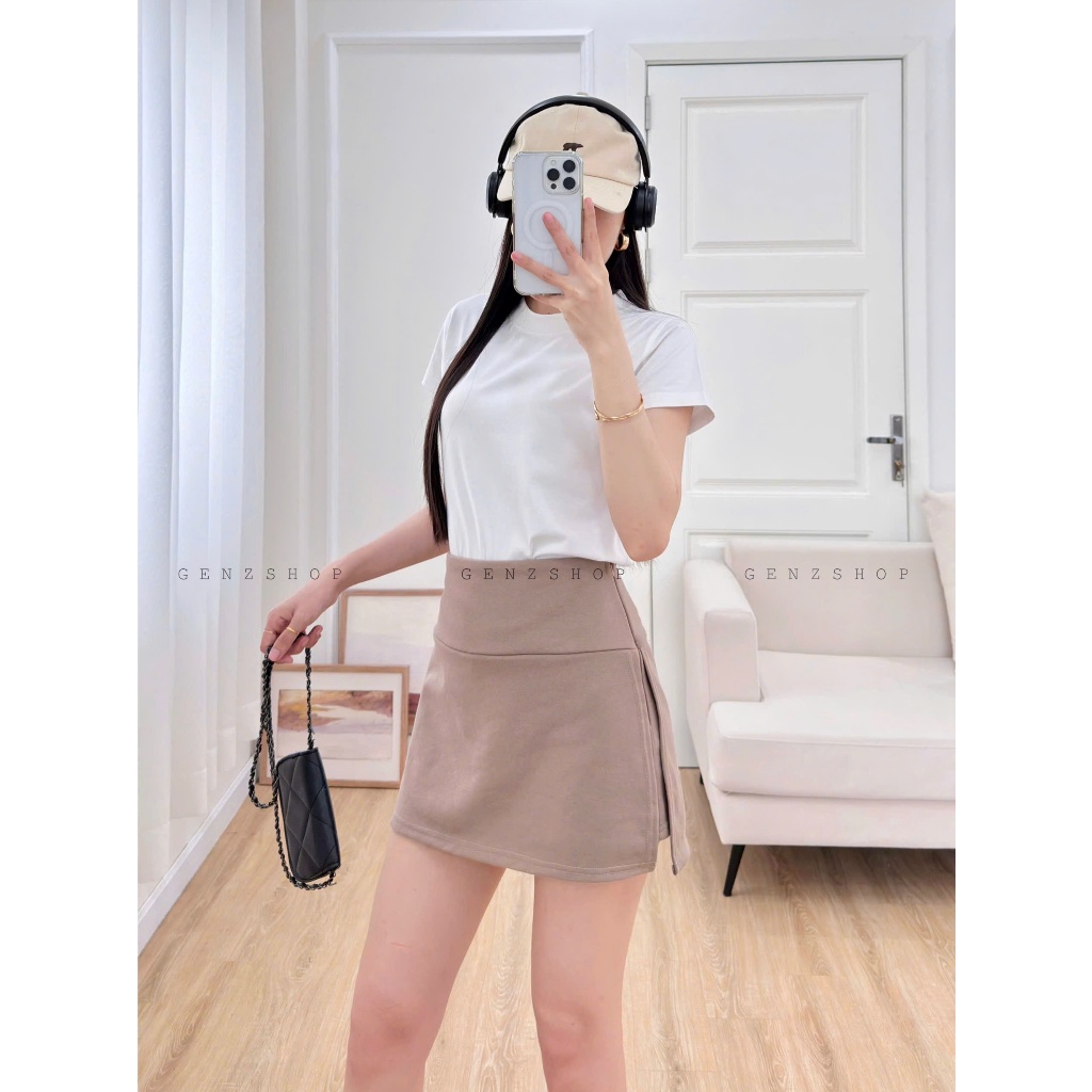 [Bản Cải Tiến] Áo Thun Baby Tee Trơn Chất Liệu 100% Cotton Co Giãn 4C Genz25
