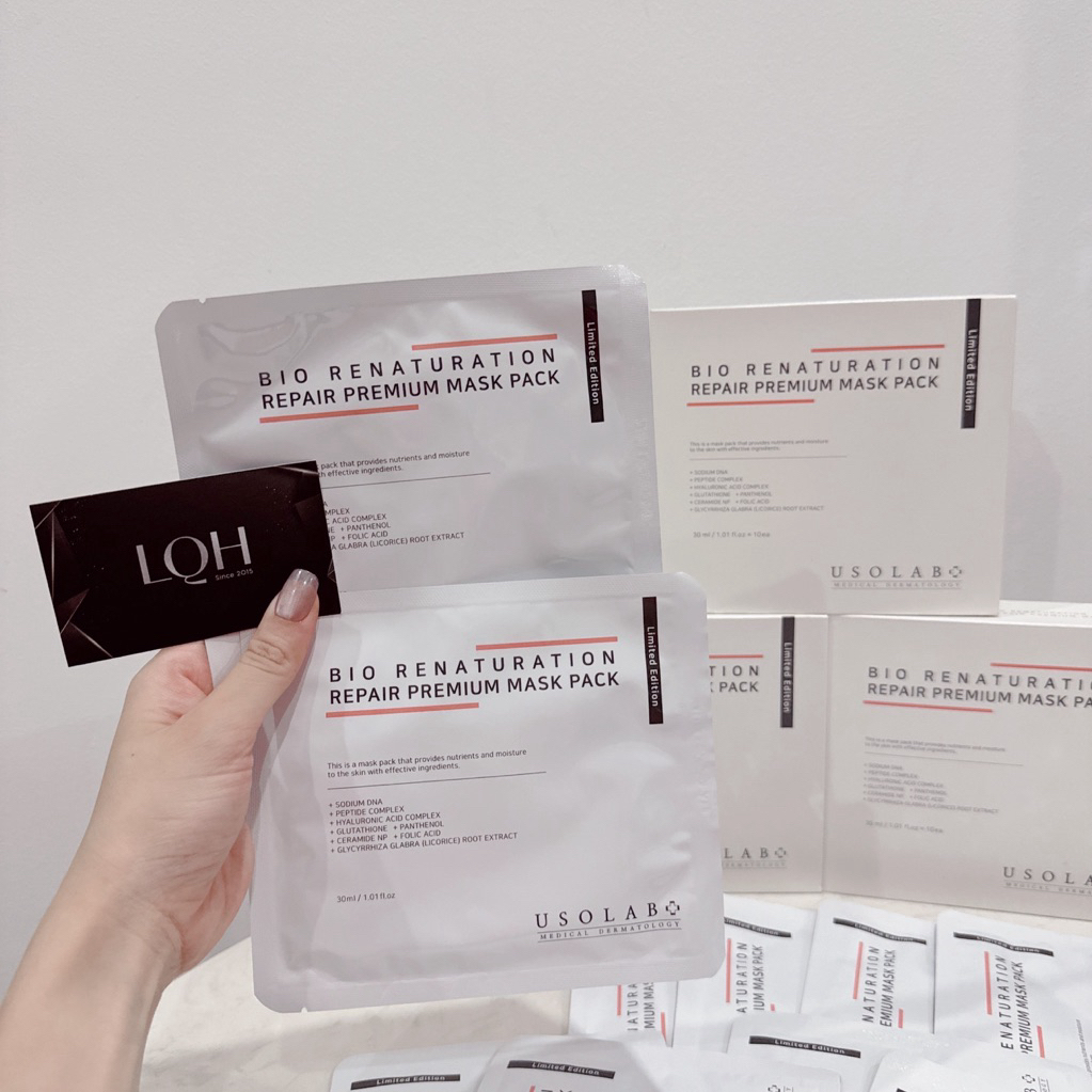 [Mẫu mới giới hạn] - Mặt nạ Usolab Bio Renaturation Repair Premium Mask ...