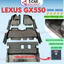 Thảm lót sàn NHỰA đúc TPE 5D xe Lexus GX550 / GX 550 2024- 2025, Mẫu Tràn viền bậc cửa - MẪU BẬC DÀI