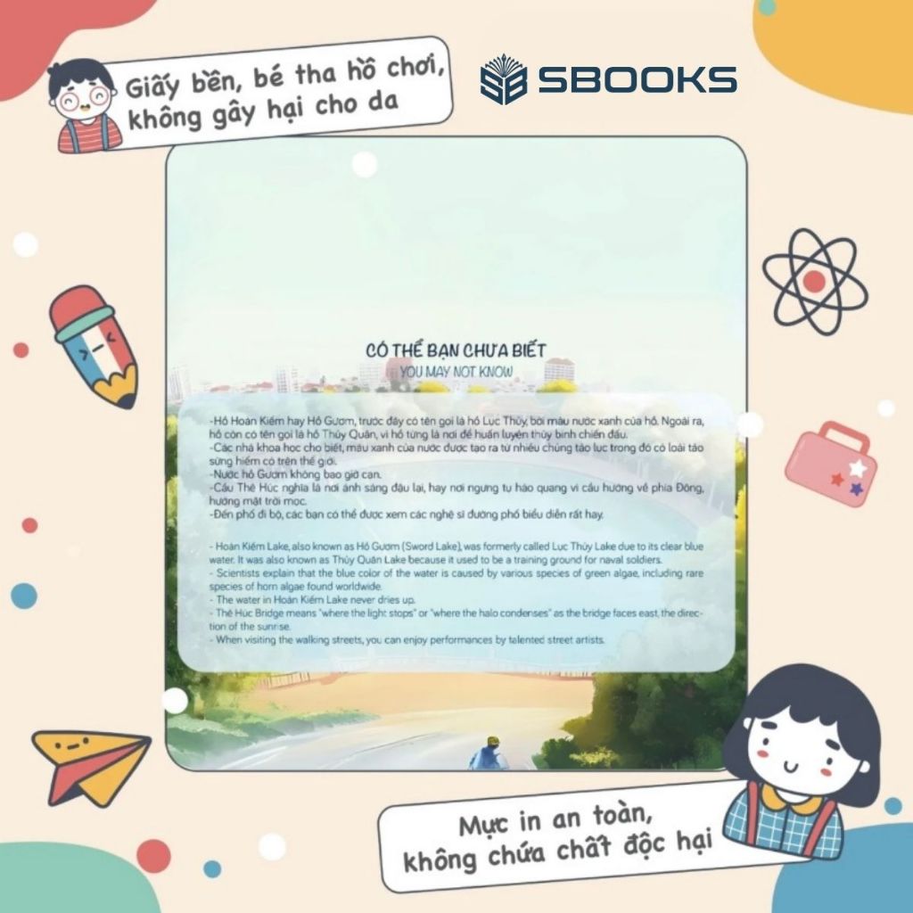 Sách Thiếu Nhi - Bộ 10 Hà Nội - Sài Gòn Du Ký - SBOOKS