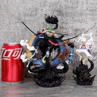 One Piece GK Dream Onigashima Gear 5 Luffy  Zoro Đen Vàng Tượng Trang Trí Bàn Hộp Đẹp Giao từ Hà Nội