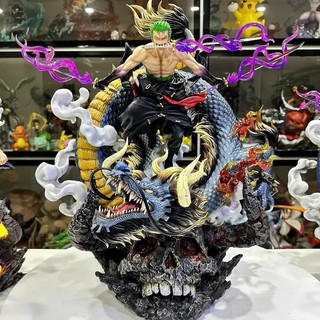 One Piece GK Dream Onigashima Gear 5 Luffy  Zoro Đen Vàng Tượng Trang Trí Bàn Hộp Đẹp Giao từ Hà Nội
