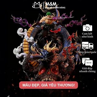 One Piece GK Dream Onigashima Gear 5 Luffy  Zoro Đen Vàng Tượng Trang Trí Bàn Hộp Đẹp Giao từ Hà Nội
