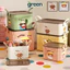 Thùng Nhựa Đựng Đồ Đa Năng Cookie Có Nắp, Hộp Đựng Quần Áo, Đồ Chơi, Chăn Mền Có Quai Xách Tiện Lợi