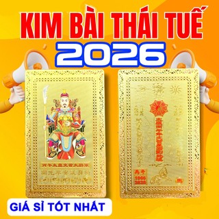 [GIÁ SỈ] Thẻ kim bài thái tuế 2026 [THẺ KIM LOẠI]