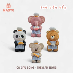 Gấu Thú Bông Động Vật Đầu Bếp Voi Gấu Teddy Gấu Trúc Panda Koala Quà Tặng Độc Đáo Lông Xù Siêu Mềm Mịn Siêu Dễ Thương