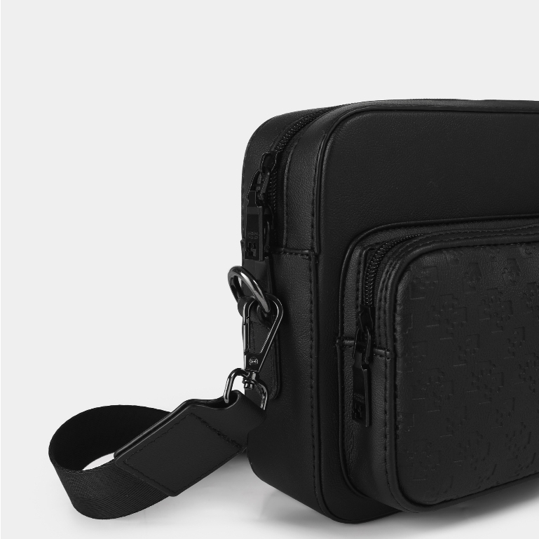 Túi Hộp Da PU Đeo Chéo Perry Nam Nữ Monogram Đựng Điện Thoại Ipad Đi Chơi Đi Làm | CELESA