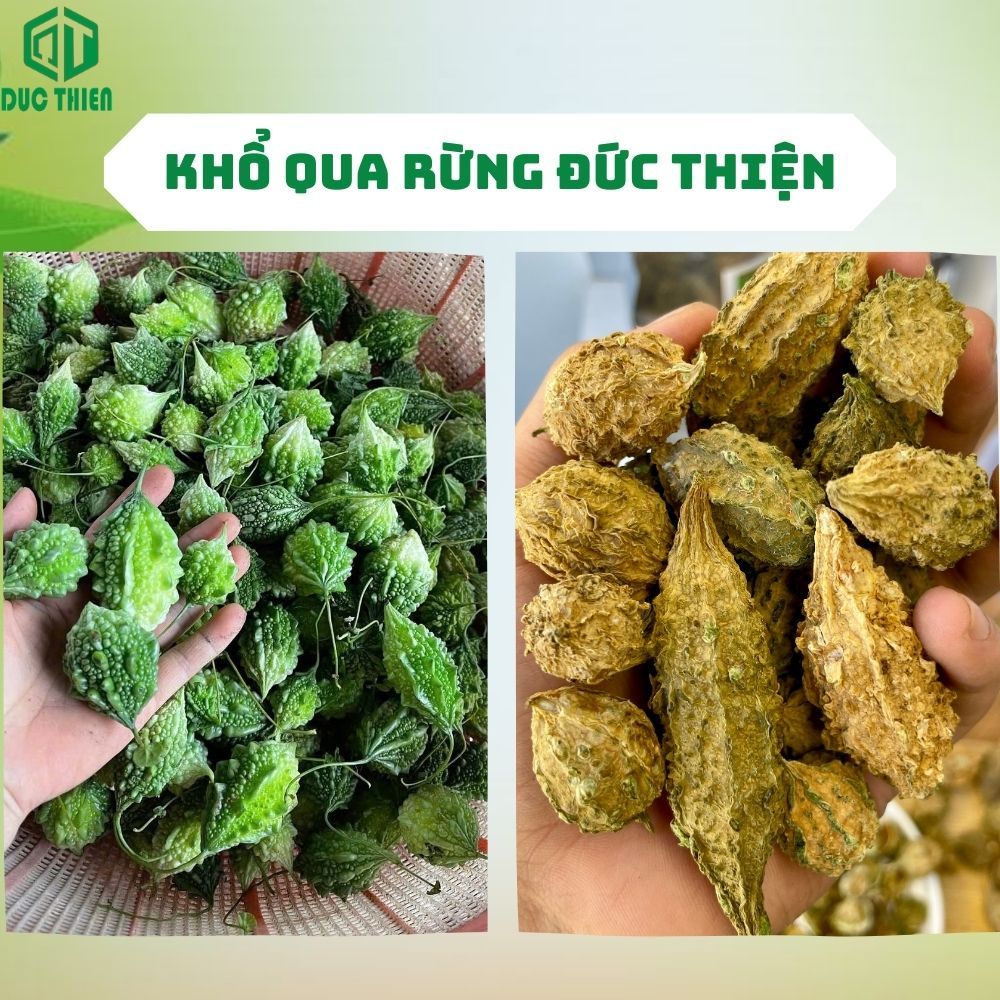 500g Khổ Qua Rừng Loại 1 Đức Thiện (Khô, Sạch, Thơm) Hỗ Trợ Thanh Nhiệt, Giải Độc, Hỗ Trợ Sức Khỏe