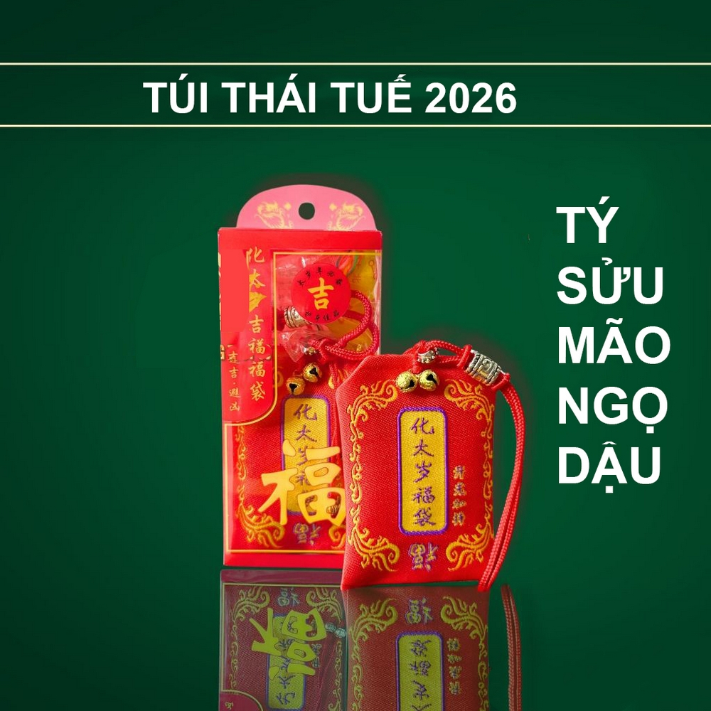 [HỎA TỐC] Combo túi giải thái tuế 2026 - TÝ - SỬU - MÃO - NGỌ - DẬU, Quà Tết