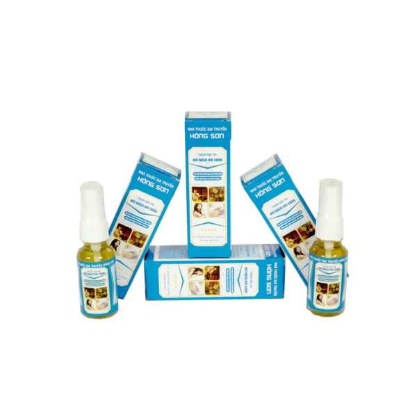 Xịt hôi nách, khử mùi cơ thể, giảm thâm đen, từ thảo dược hồng sơn chai 20ml