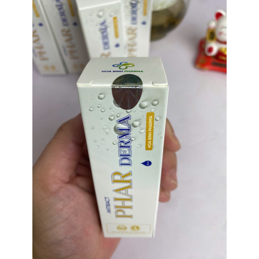 Xịt Nước Muối Điện Hóa Phar Derma Thuần Mộc, hỗ trợ làm giảm nấm, viêm da, tổ đỉa, hắc lào, mụn nhọt
