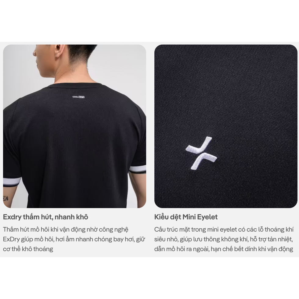 [TẶNG SRM OXY]Set thể thao nam Pickleball Áo và Quần Short Essentials, Nhanh khô, Thoáng khí Thấm hút tốt Coolmate