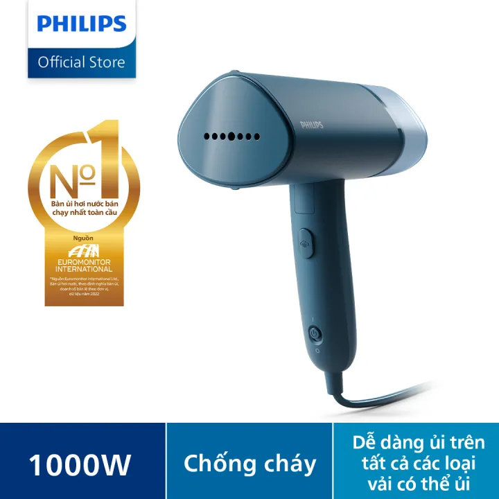 Bàn Ủi Hơi Nước Cầm Tay Phillips STH3000/20 - Hàng Chính Hãng