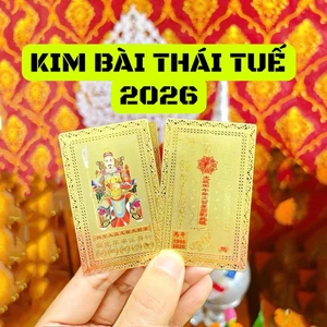 Kim Bài Thái Tuế 2026 Giá Sỉ, Bằng Đồng Nguyên Chất, Chuẩn Năm