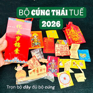 TRỌN BỘ CÚNG THÁI TUẾ 2026 cho các tuổi TÝ - SỬU - MÃO - NGỌ - DẬU (có kèm hướng dẫn)