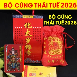 BỘ CÚNG THÁI TUẾ 2026 , BỘ ĐỦ ĐỒ , (có kèm hướng dẫn)