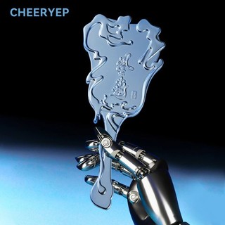 QIANYAN CHEERYEP Gương Trang Điểm Gương Tay Cầm Gương Gương Trang Điểm Cầm Tay Tinh Tế/ Chain bảng mắt Qianyan Cheeryep