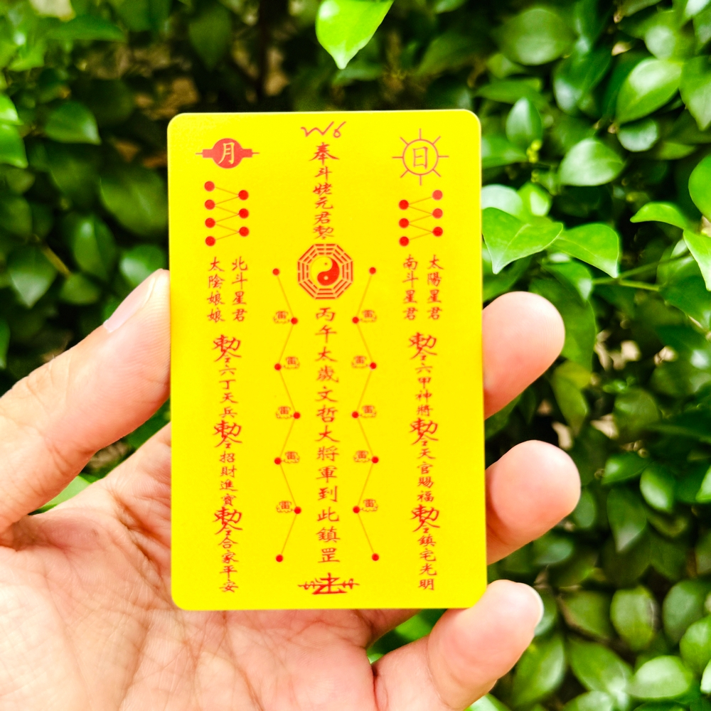 [HỎA TỐC] Thẻ Bài Thái Tuế 2026 Bỏ Bóp Ví Cho Người Tuổi : TÝ - SỬU - MÃO - NGỌ - DẬU [THẺ NHỰA VÀNG] , Quà Tết