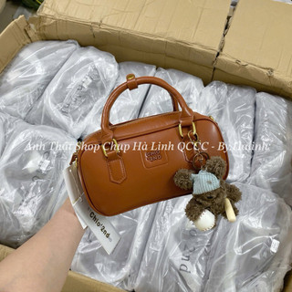 Túi Dáng Cốp Chữ Nhật Chio2nd Kèm Charm Gấu Bóng Chày Túi Đeo Chéo Chio HS269
