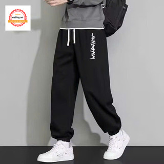 Quần Nỉ Tăm Jogger Nam Nữ Unisex – Quần Jogger Ống Rộng Baggy Basic Co Giãn Bo Gấu CAFS JOGGER 61