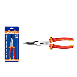 Kìm (kềm) mũi dài cách điện Wadfow 8" WPL2938
