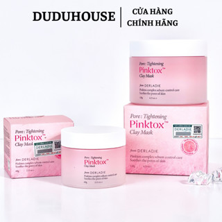 (Hàng Công TY) Mặt Nạ Đất Sét Derladie Pore Tightening Vegan Pink Tox Clay Mask Kiềm Dầu 120g