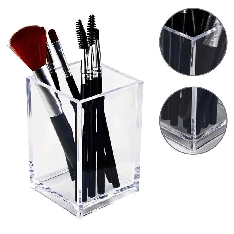 HỘP ĐỰNG ĐỒ DECOR XINH XẮN - Kệ Để Bút Trong Suốt Tiện Lợi Cho Học Sinh,Ống Đựng Bút Trong Suốt Để Bàn Sang Trọng