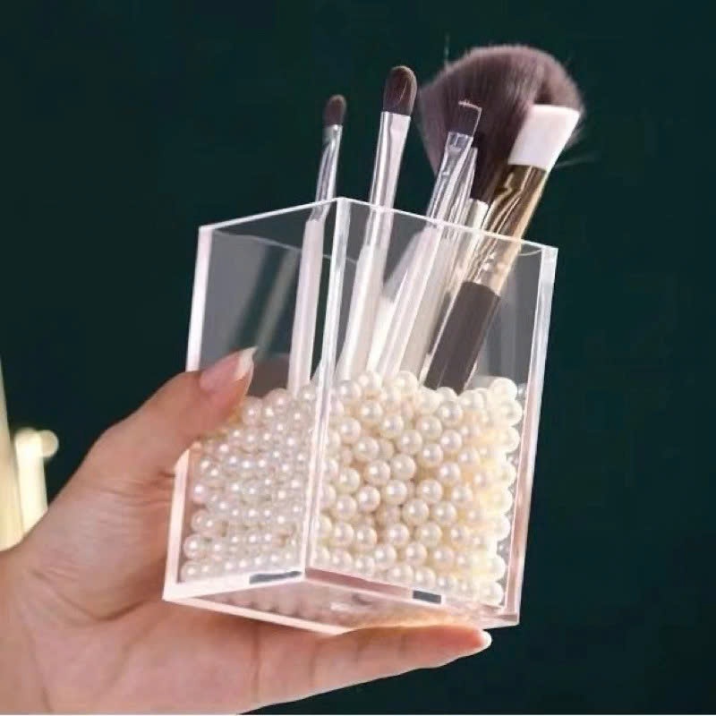 HỘP ĐỰNG ĐỒ DECOR XINH XẮN - Kệ Để Bút Trong Suốt Tiện Lợi Cho Học Sinh,Ống Đựng Bút Trong Suốt Để Bàn Sang Trọng