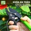 Kéo cắt tỉa cành cây Zentor lưỡi thép sắc bén siêu bền tay cầm trợ lực làm vườn cắt tỉa cây cảnh bonsai