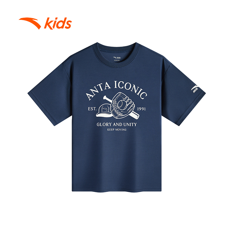 ANTA KIDS Áo Phông Thể Thao Ngắn Tay Bé Trai 3525B8131