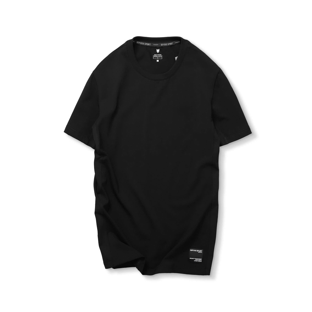 Áo thun nam DEFOXX SPORT cotton 4C nhãn dệt 4 màu 241123 241124 241125 241127 foxxmen
