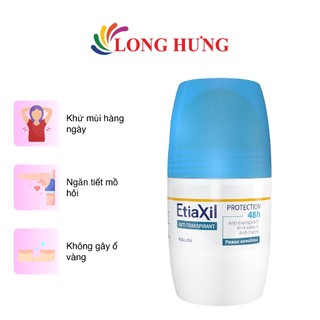 Lăn khử mùi EtiaXil Anti Transpirant Protection 48h (50ml)