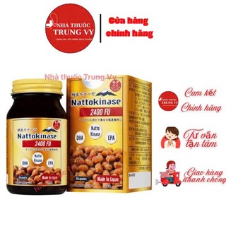 Viên Uống Hỗ Trợ Phòng Ngừa Đột Quỵ Giúp Làm Tan Cục Máu Đông Kenkan Nattokinase 2400 Fu 60v