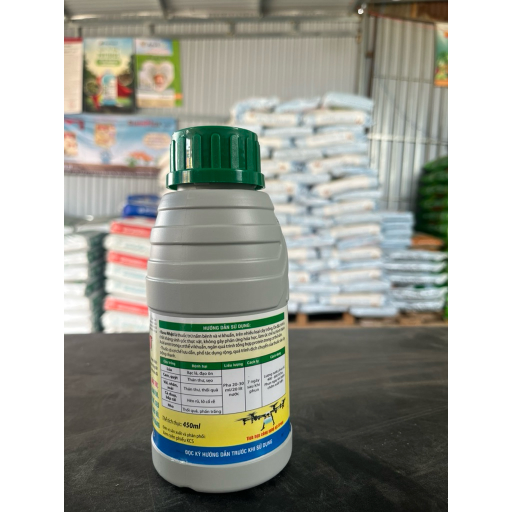 KASU NHẬT  2SL chai 450ml- Kasugacin 2sl- khô vết bệnh do thối nhũn, Thán Thư, Đốm nâu