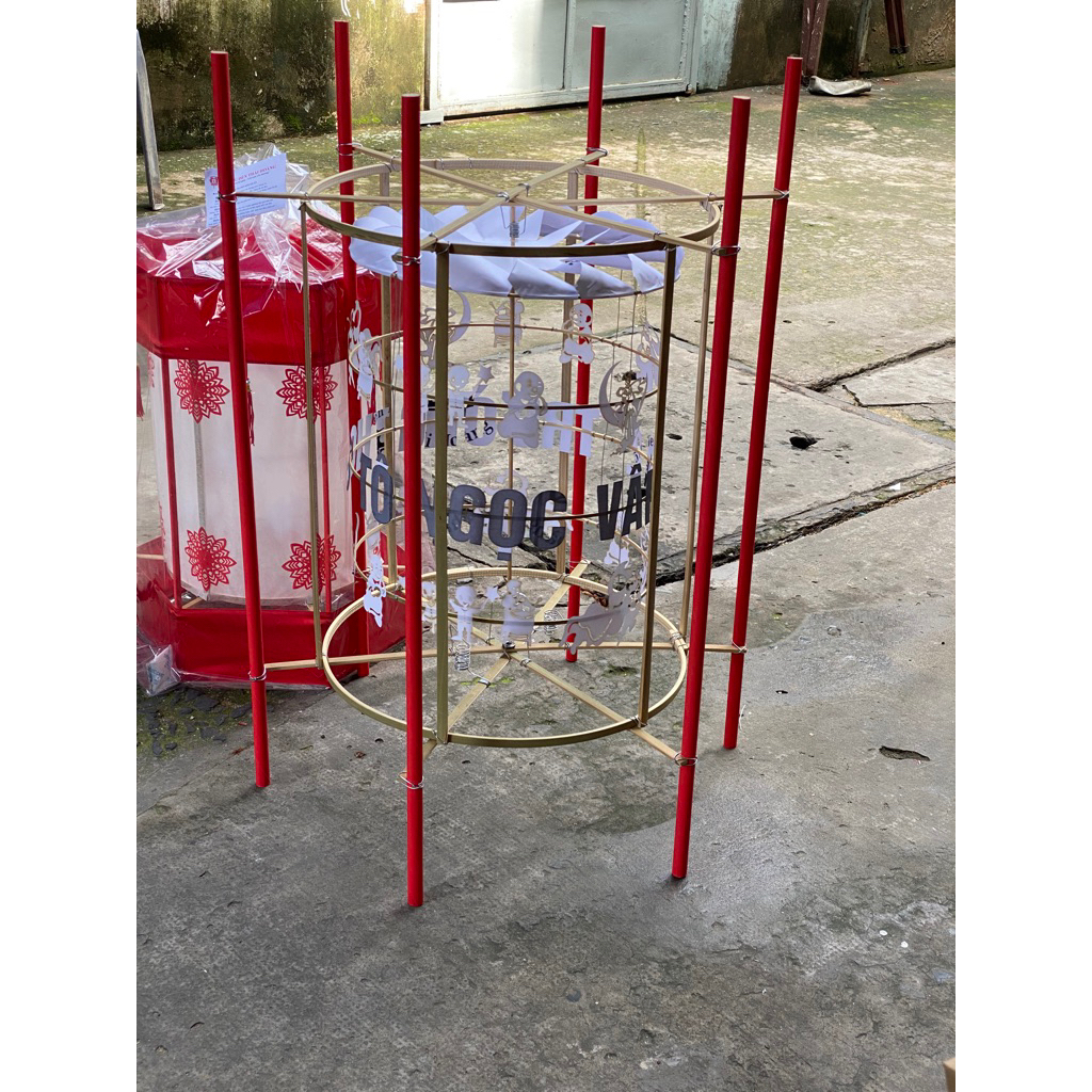 Khung và toàn bộ phụ kiện đèn kéo quân cao 70cm | BigBuy360 - bigbuy360.vn