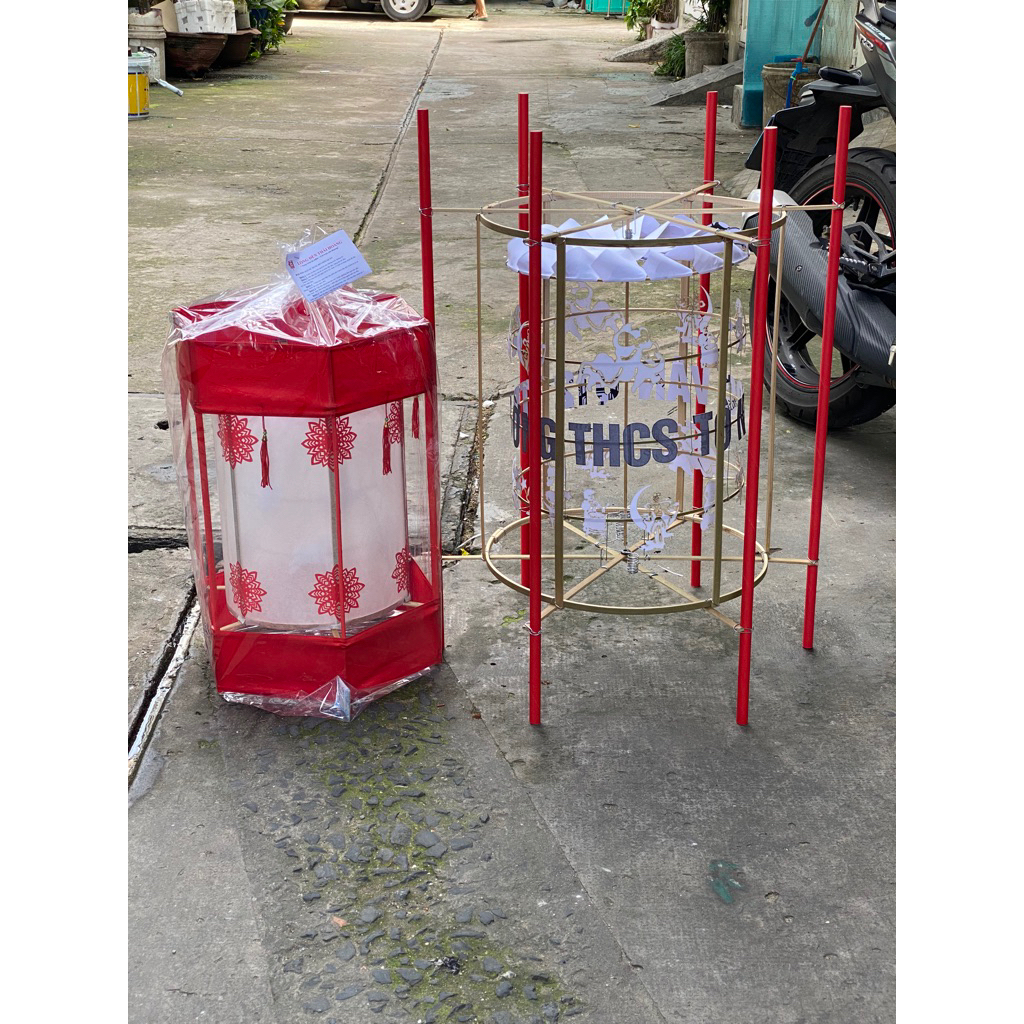Khung và toàn bộ phụ kiện đèn kéo quân cao 70cm | BigBuy360 - bigbuy360.vn