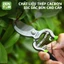 Kéo cắt tỉa cành cây 8 inch chính hãng Zentor Lưỡi thép sắc bén có lò xo trợ lực tay cầm chắc chắn