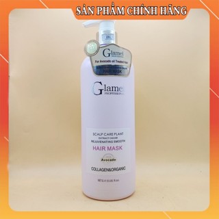 (Chính Hãng) Cặp dầu gội xả GLAMEI 1000ml lưu hương siêu mượt phục hồi tóc hư tổn