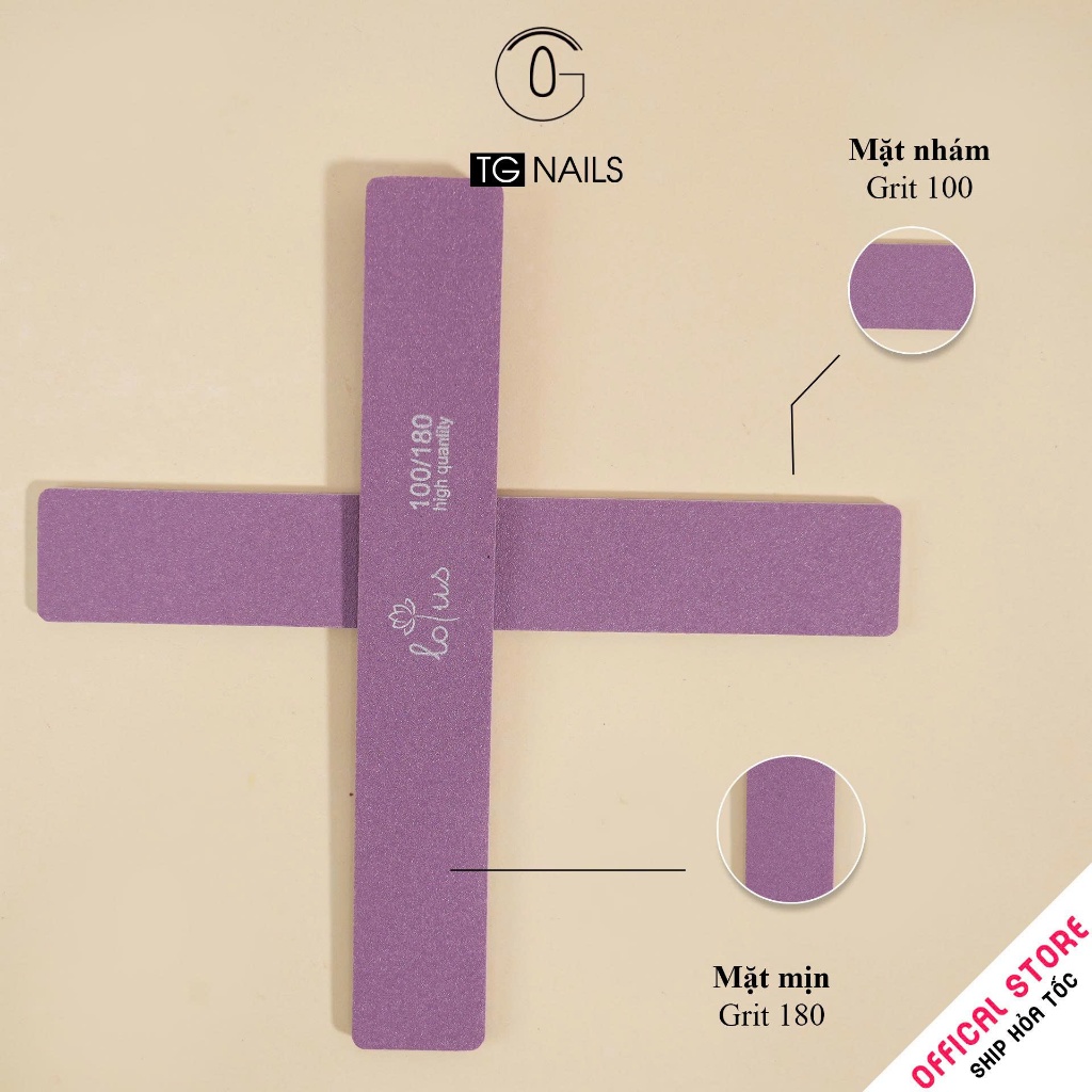 Combo 3 dũa nail nhám tím loại xịn nhiều kiểu dáng lựa chọn