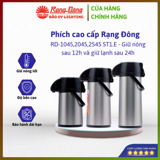 Phích bơm nước cao cáp Rạng Đông RD-1045,2045,2545ST1.E Giữ nhiệt nóng lạnh