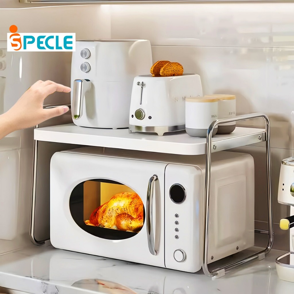 iSPECLE Kệ Để Lò Vi Sóng Kệ Bếp Đa Năng Để Gia Vị Tiết Kiệm Không Gian  Chống Rỉ Chắc Chắn