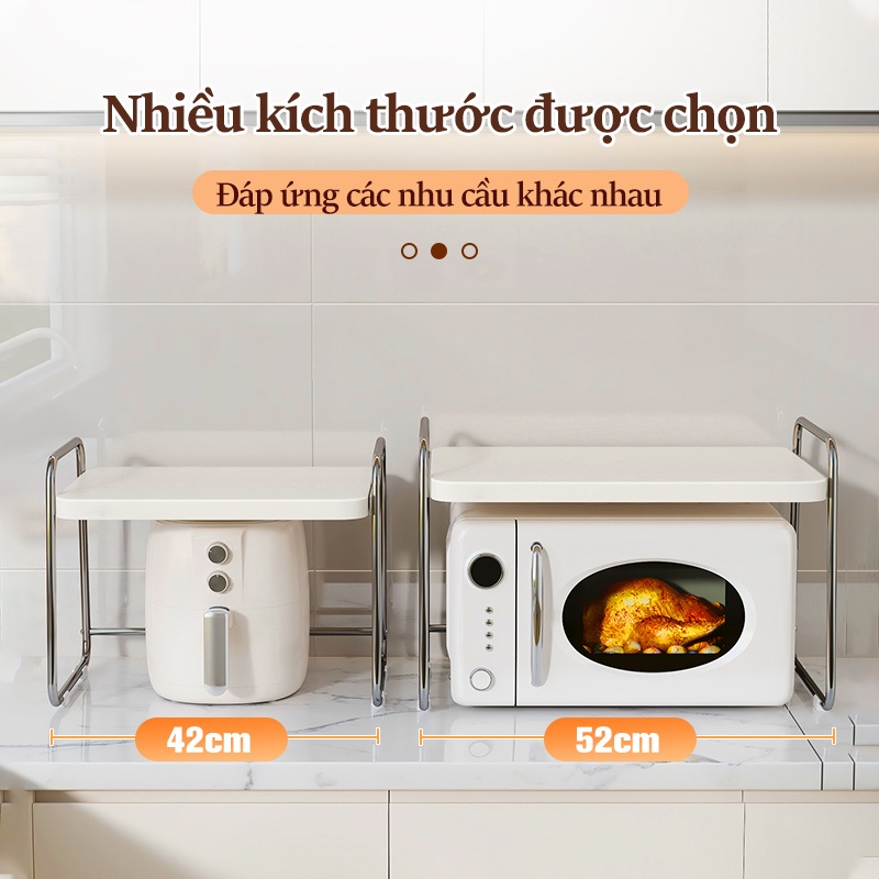 iSPECLE Kệ Để Lò Vi Sóng Kệ Bếp Đa Năng Để Gia Vị Tiết Kiệm Không Gian  Chống Rỉ Chắc Chắn
