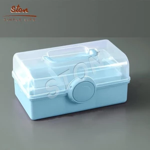 STON Hộp Đựng Cứu Thương Nhiều Tầng Có Khóa Hộp Đựng Thuốc Gia Đình Hộp lưu trữ di chức năng bằng nhựa