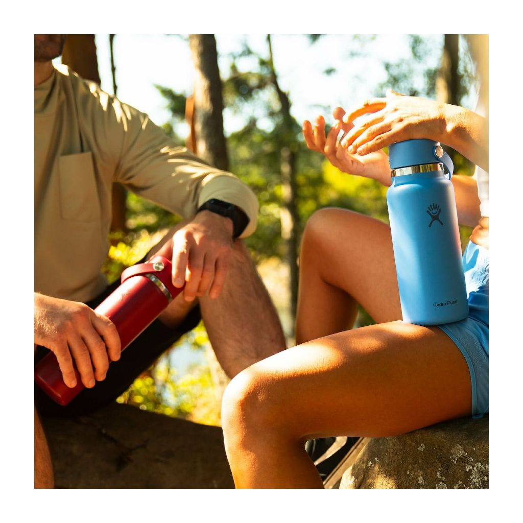 Bình giữ nhiệt Hydro Flask 710 ml Wide Flex Straw Cap 24 oz chính hãng, giữ nhiệt tốt, an toàn