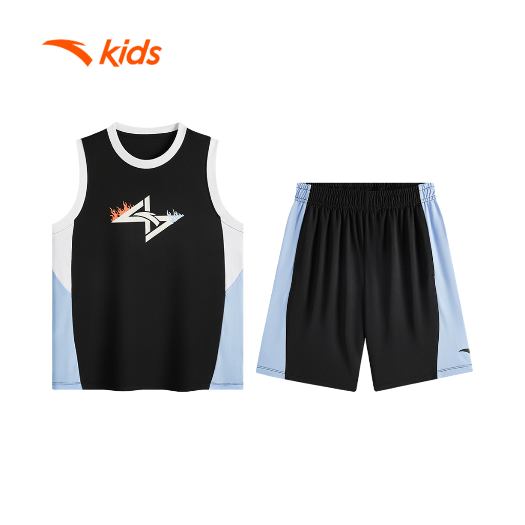 ANTA KIDS Bộ Quần Áo Bóng Rổ Bé Trai 3525C1202