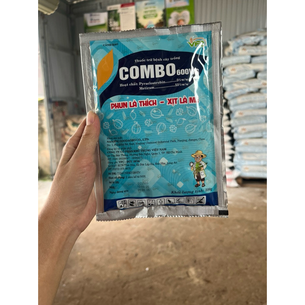 phân bón lá Combo VFC- Phòng trừ thán thư- gói 100gr